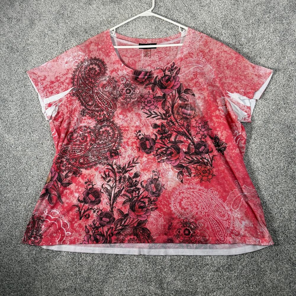 Appropriate Behavior T-Shirt 4X Plus Paisley Boho Eclectic Romantic Maximalist